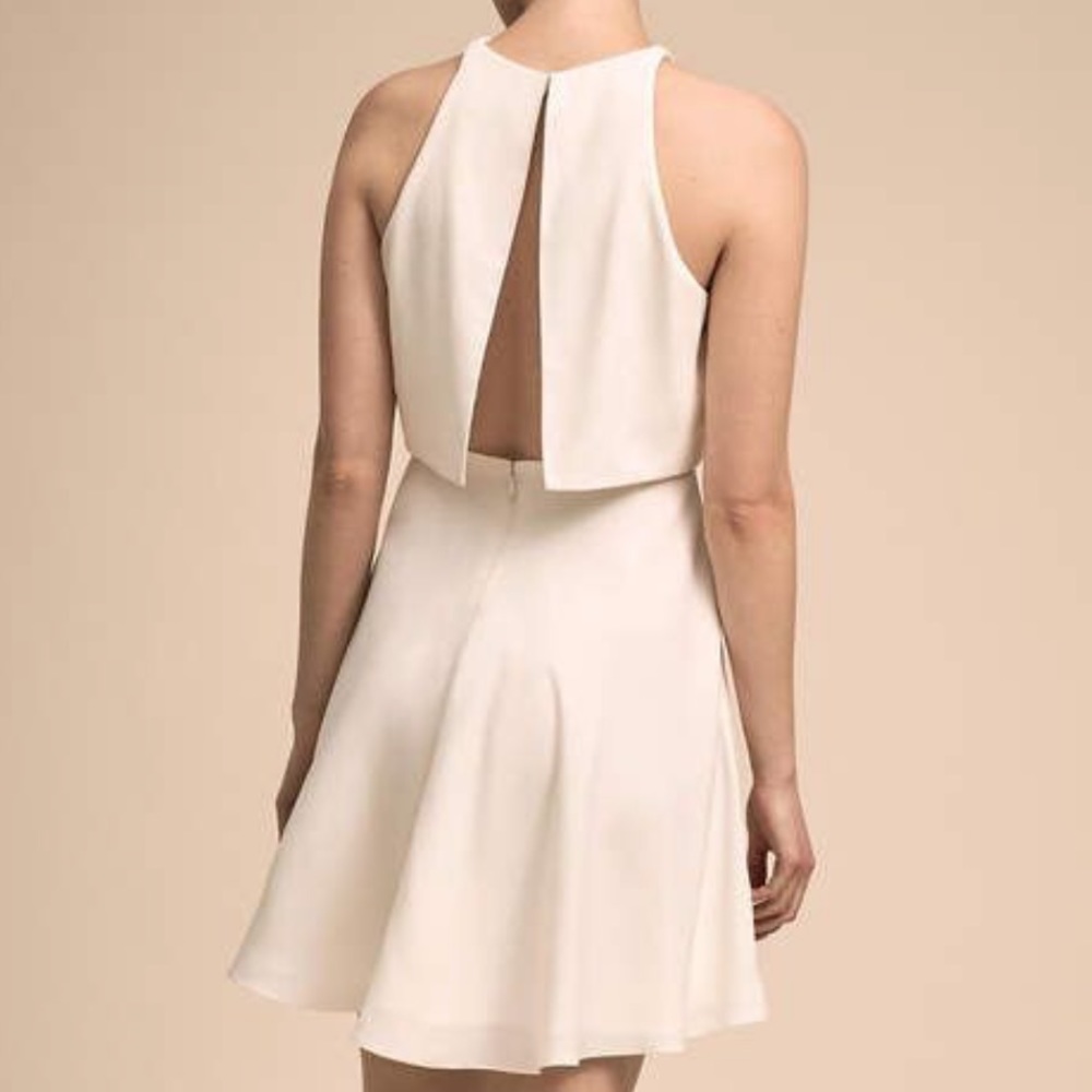 Jill Stuart timeless white dress - size 6 - purchased through BHLDN - Picture 2 of 2